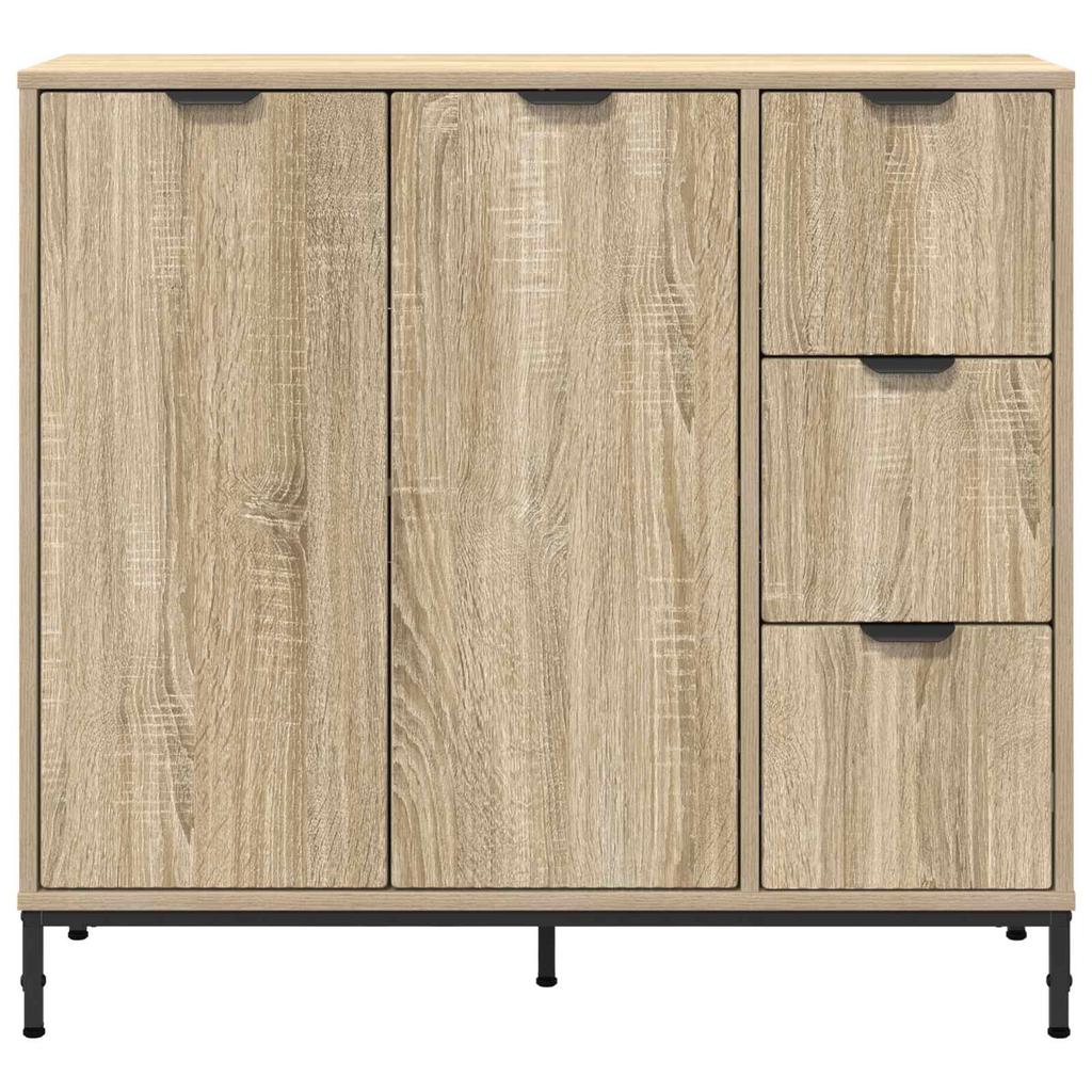 Sideboard Sonoma Oak 89.5 x 33 x 82 cm Engineered Wood
