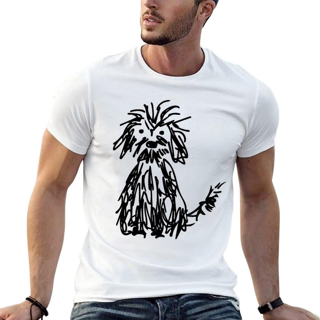 Scruffy : Dog T-Shirt Soft Cotton T-Shirt