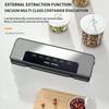 Touch Button Electric Vacuum Sealer Multiple Modes Food Saver Vacuum Sealer  Powder Oil Packaging