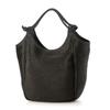 Kashkash Women's Tote Bag with Polypropylene Sheet and Cowhide Leather 01-00-80830 Black