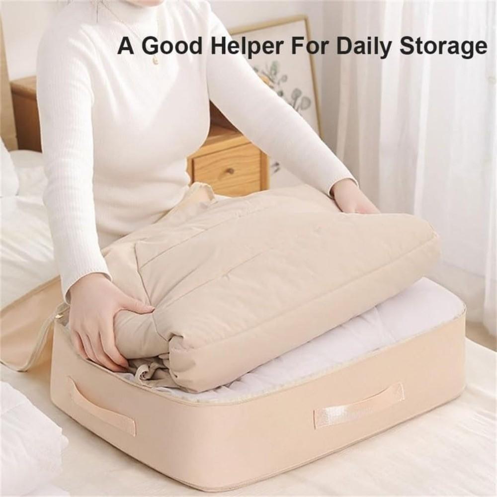 Foldable Self Compression Organizer Clothes Sorting Portable Compressible Bags Down Coat Storage Large Capacity Packing Cubes