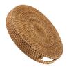 Coffee Room Farmhouse Rattan Woven Tray Hand-Woven Tray Convenient Storage Solution Easy To Clean High-quality Material