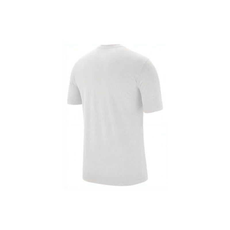 Jordan T Shirts Men's White Crew Neck Moderate Straight Fit AQ3761-100