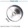 ACROPIX Car Filter Wrench Cap Socket Housing Tool Remover 15 Flutes 93-94mm Silver Tone 1pc