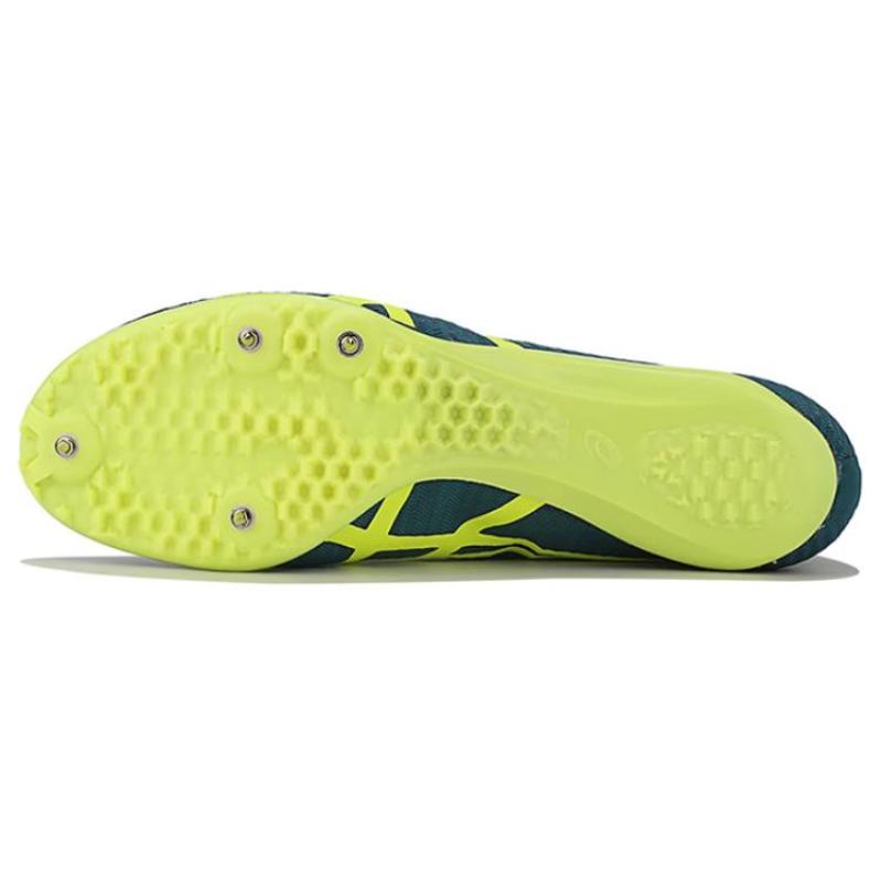 Asics SonicSprint Elite2 Cushioning Wear-Resistant Low-Top Running Shoes Unisex Green Yellow Casual 1093A031-300