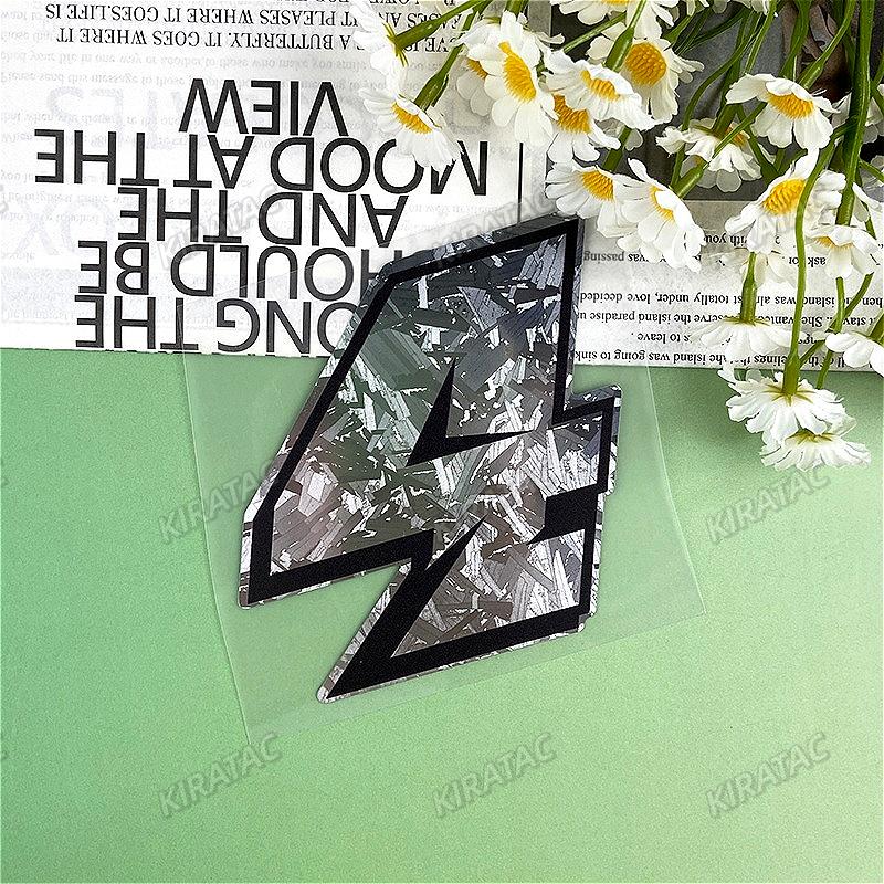 1PC Silver Carbon Fiber Arabic Numbers Motorcycle Stickers Waterproof for Front Fairing Helmet Fuel Tank Bicycle Vinyl Decals