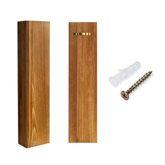 Jardinière murale en bois, vase mural de ferme, décoration murale rustique, support de plantes pour verdure, tiges d'eucalyptus, fleurs