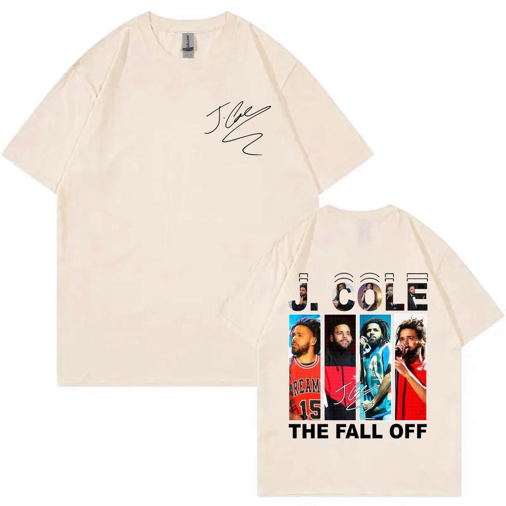 Rapper J Cole Graphic T Shirts The Fall Off Tour 2026 Merch Tshirt Men Women Clothing High Quality Fashion Short Sleeve T Shirt