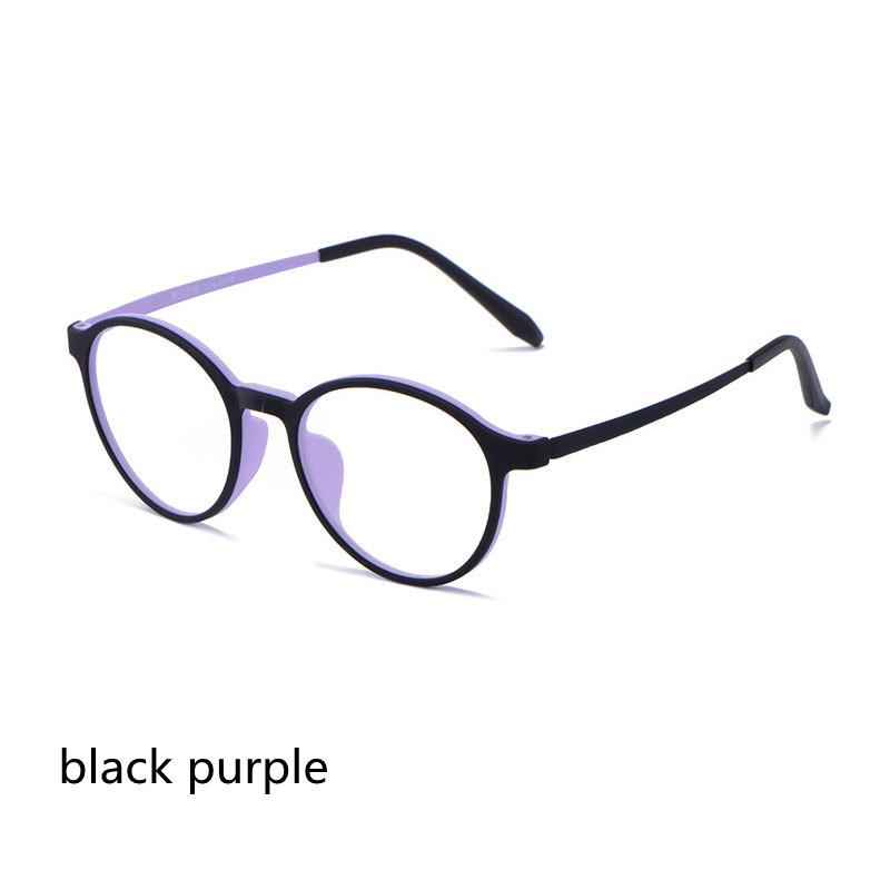 Ultralight Pure Titanium Men Comfortable Eyewear Women Vintage Round Big Frame Myopia Reading Optical Prescription Glasses