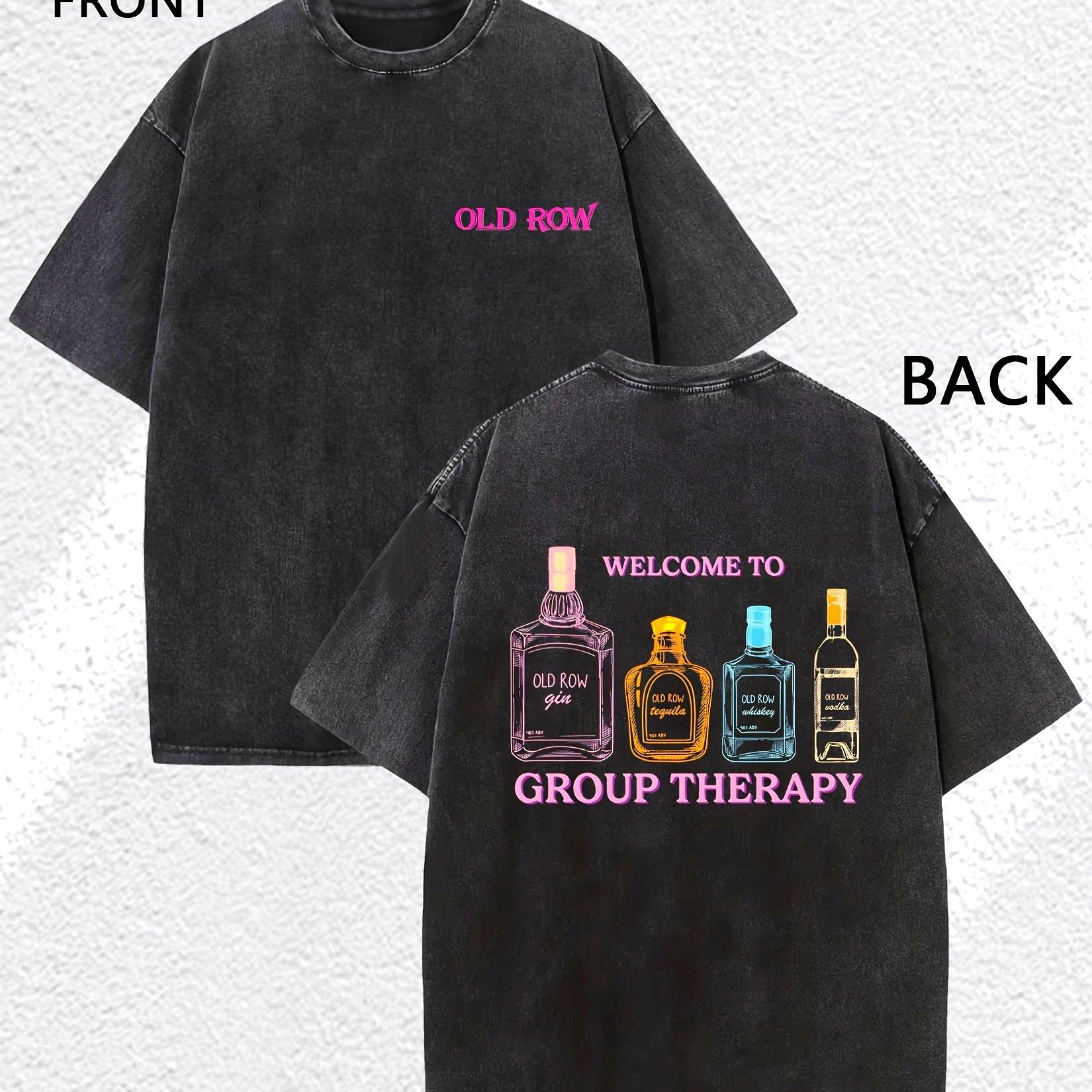 

Mens Washable Streetwear Brand Pure Cotton Tshirt with Doublesided Printed Patterns and Text Suitable for Casual Wear M