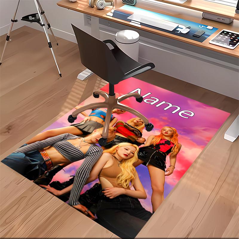 Custom personalization (G)I-DLE Print Area Rug - Soft, Washable Non-Slip Indoor Mat,Living Room,Home&Office Decorative Rug
