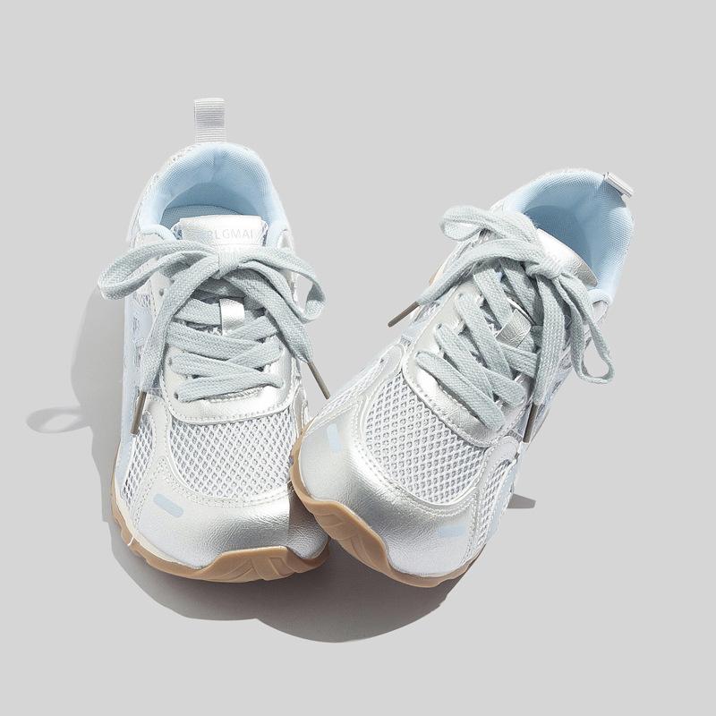 Léto nové síťované dámské bílé boty univerzální tenisky prodyšné skate boty módní ležérní boty módní pánské jednovrstvé boty