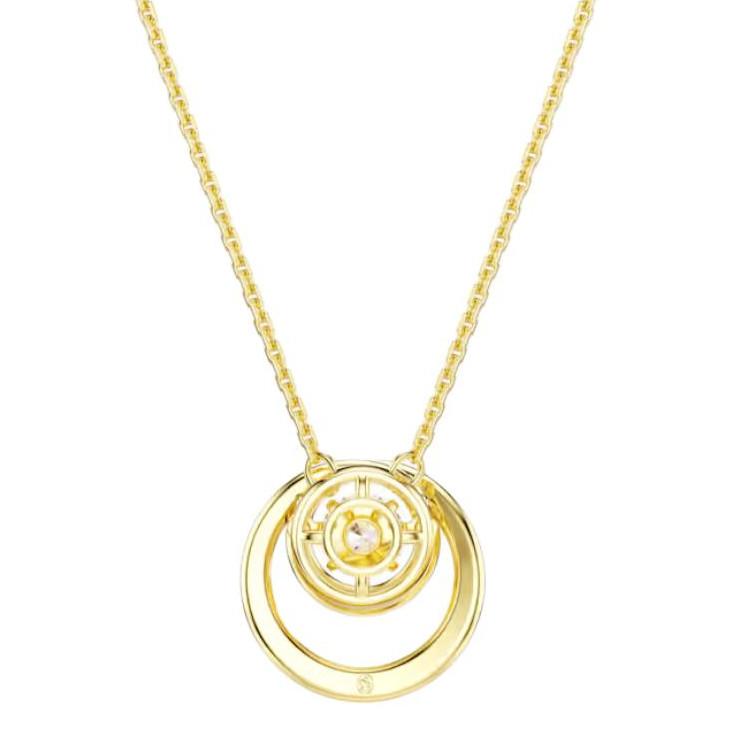 Swarovski Round Design Cubic Zirconia Necklace Unisex necklace White 5738248