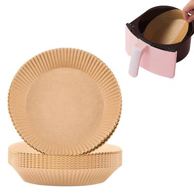 100 Pcs Air Fryer One Time Paper Liner Non Stick Air Fryer Paper Liners Oil Proof Parchment Baking