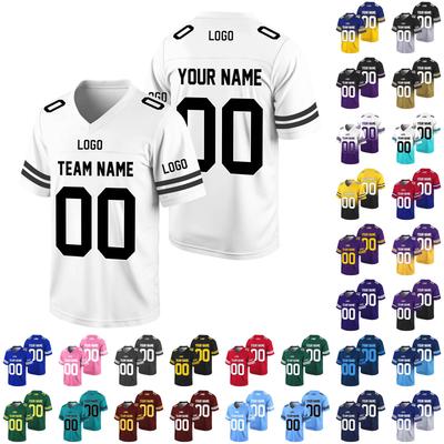 Camisas de futebol personalizadas Nome e número da equipe impressos personalizados Uniforme esportivo para homens, mulheres e jovens