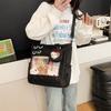 Large Capacity Clutter Bag Transparent Nylon Shoulder Bag Women's Tote Bag