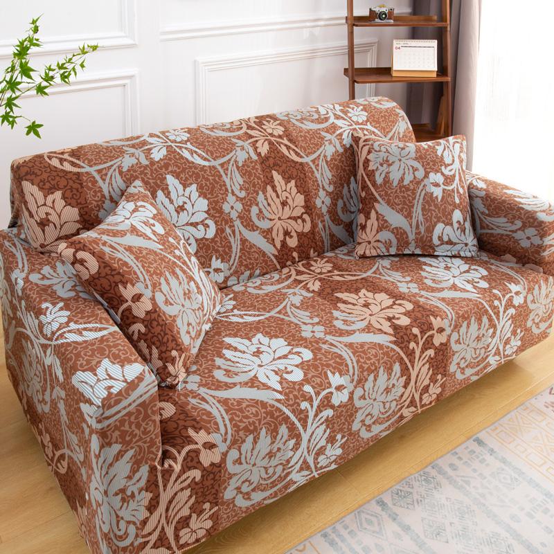 Printed Slipcovers Stretch Plaid Sofa Covers for Living Room Elastic Couch Chair Cover Sofa Towel Home Decor 1/2/3/4-seat