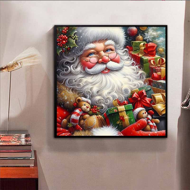 New Arrival 5D DIY Full Circle Diamond Painting "Santa Claus" Embroidery Cross Stitch Home Decor Gift