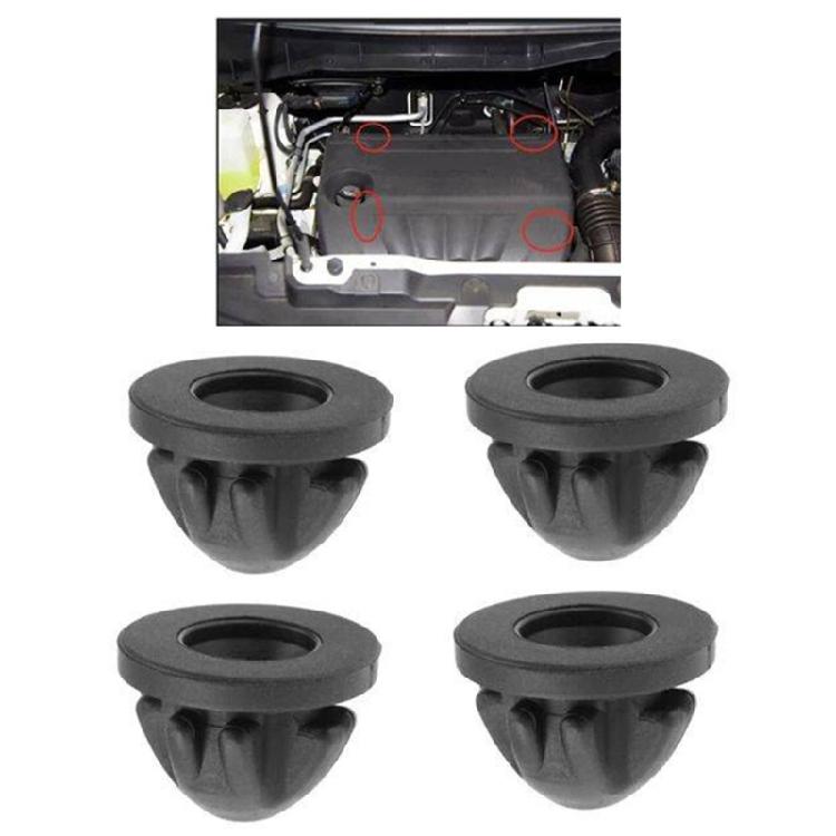 4 Pieces Engine Cover Grommet 11127614138 Washer Trim for Car