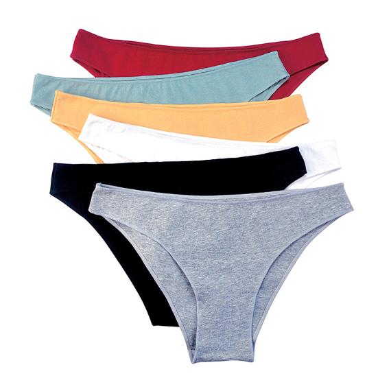 Cotton Thongs for Rise Sexy Seamless Breathable Women Soft Low Ladies Panties Stretchy