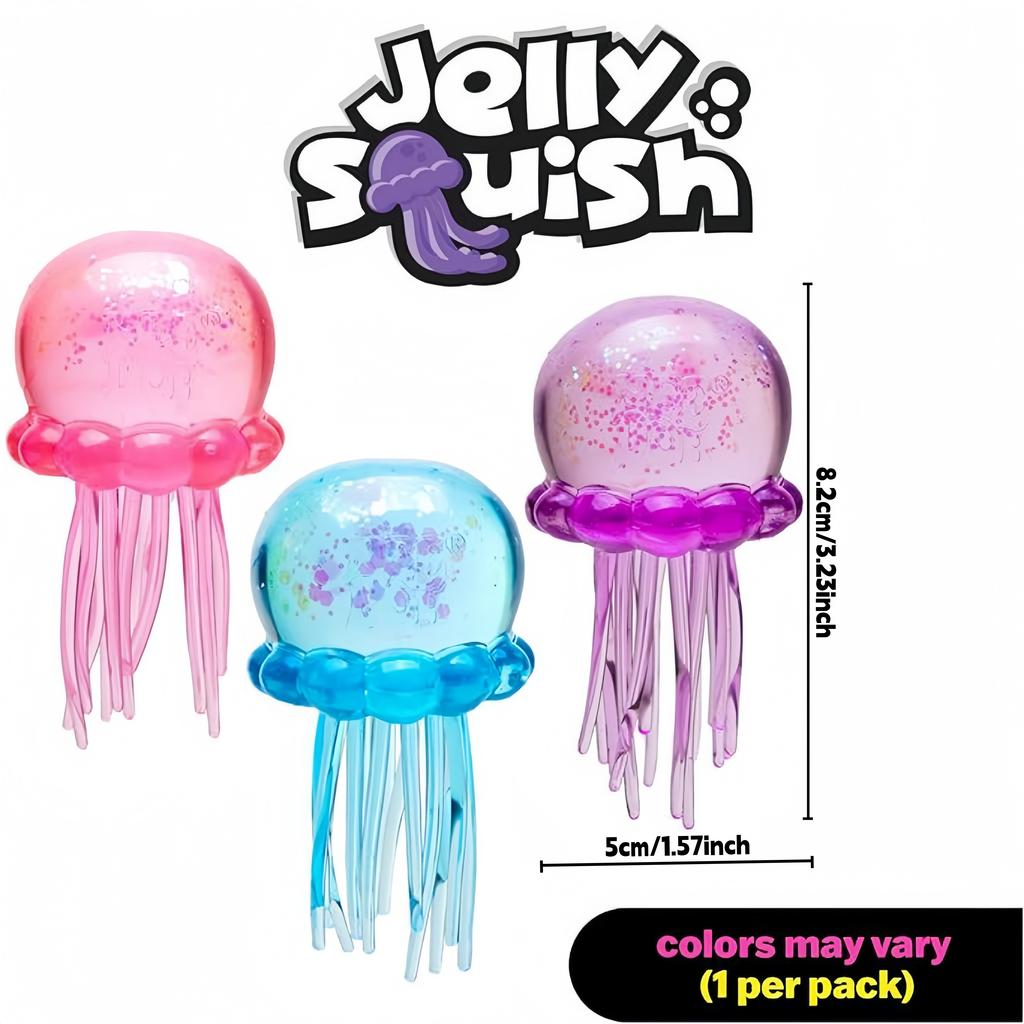 Needoh Manet Blekksprut Squishy Leketøy Utendørs Strand Vannlek Klem Stressavlastningsball