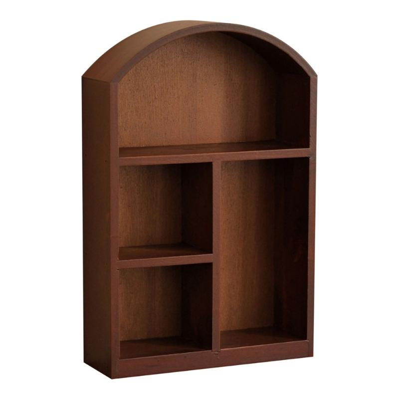 Sturdy Wooden Desktop Organizers Cabinet Clear Glass Front Panel Multipurpose Storage For Home Office Decors