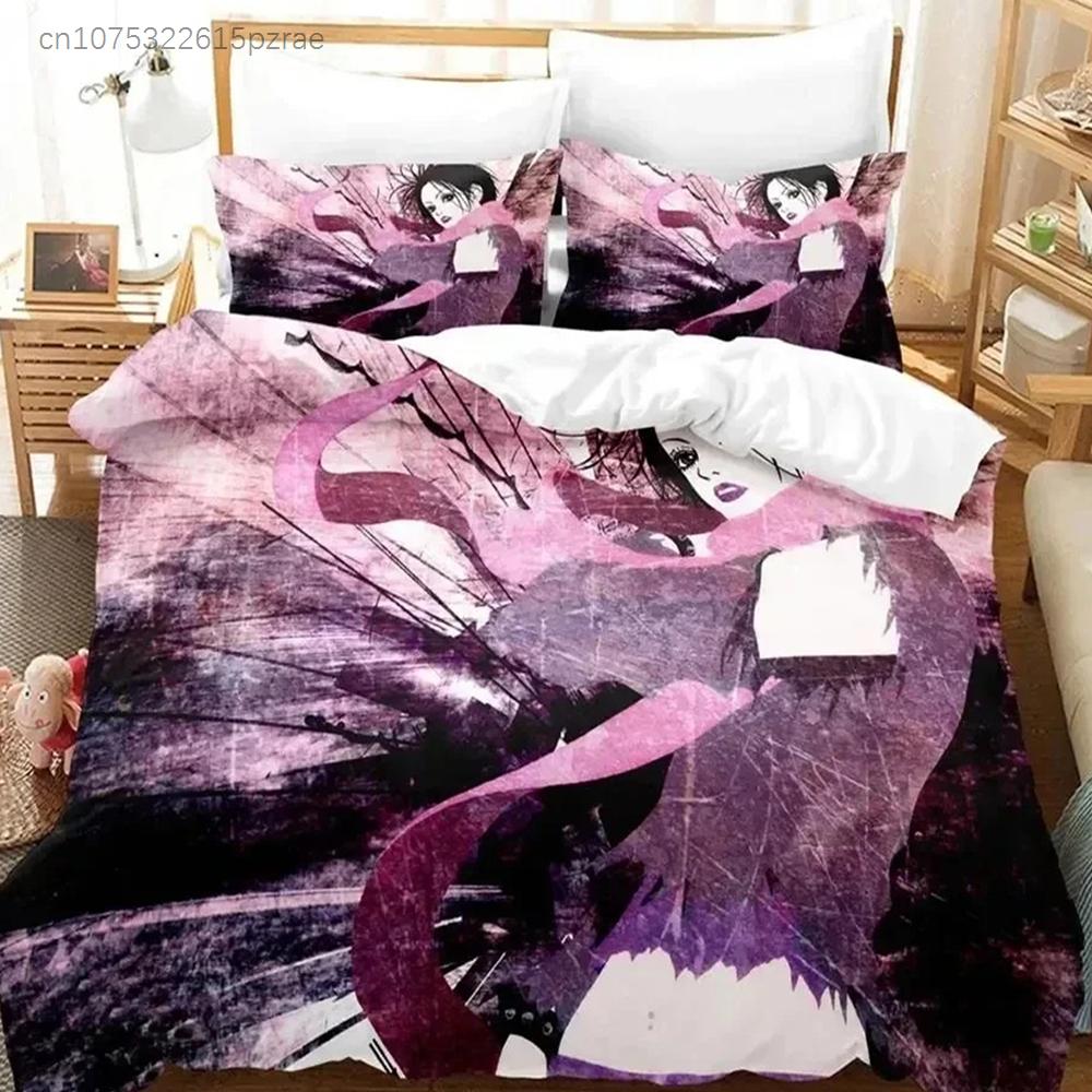 Anime NANA Bedding Set For Bedroom Soft Modern Bedspreads Comefortable Kids Duvet Cover Quilt Cover And Pillowcase