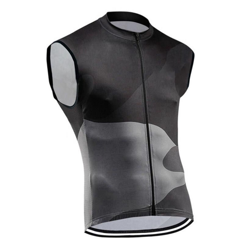 Mens Cycling Vest Road Biking Quick-Dry Breathable Jersey Sleeveless Bike Apparel Performance Wear