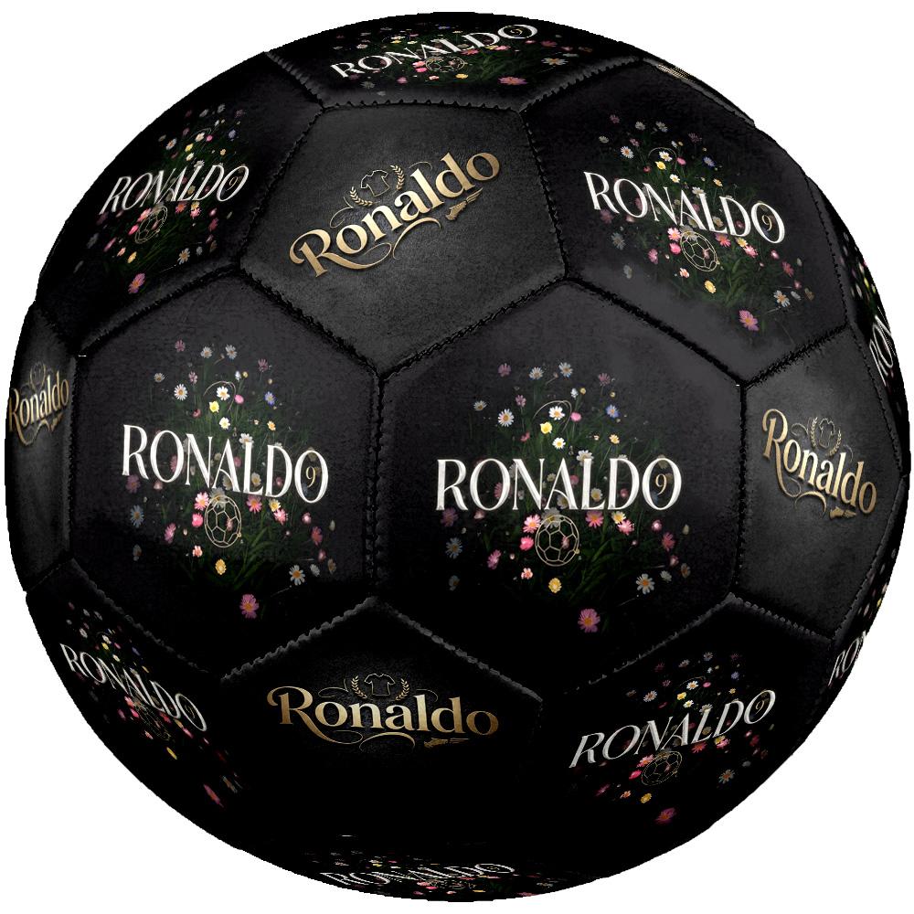 Ronaldo's Legacy Sports Size 5 Soccer Football Machine-Stitched Indoor/Outdoor Training and Matches Ideal for Soccer Enthusiasts