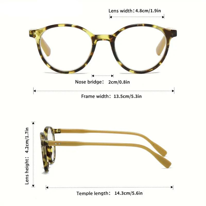 round Edge Anti-Slip Home Reading Glasses Clear Vision Suitable for Home Use Reading Newspapers And Electronic Devices 100-400