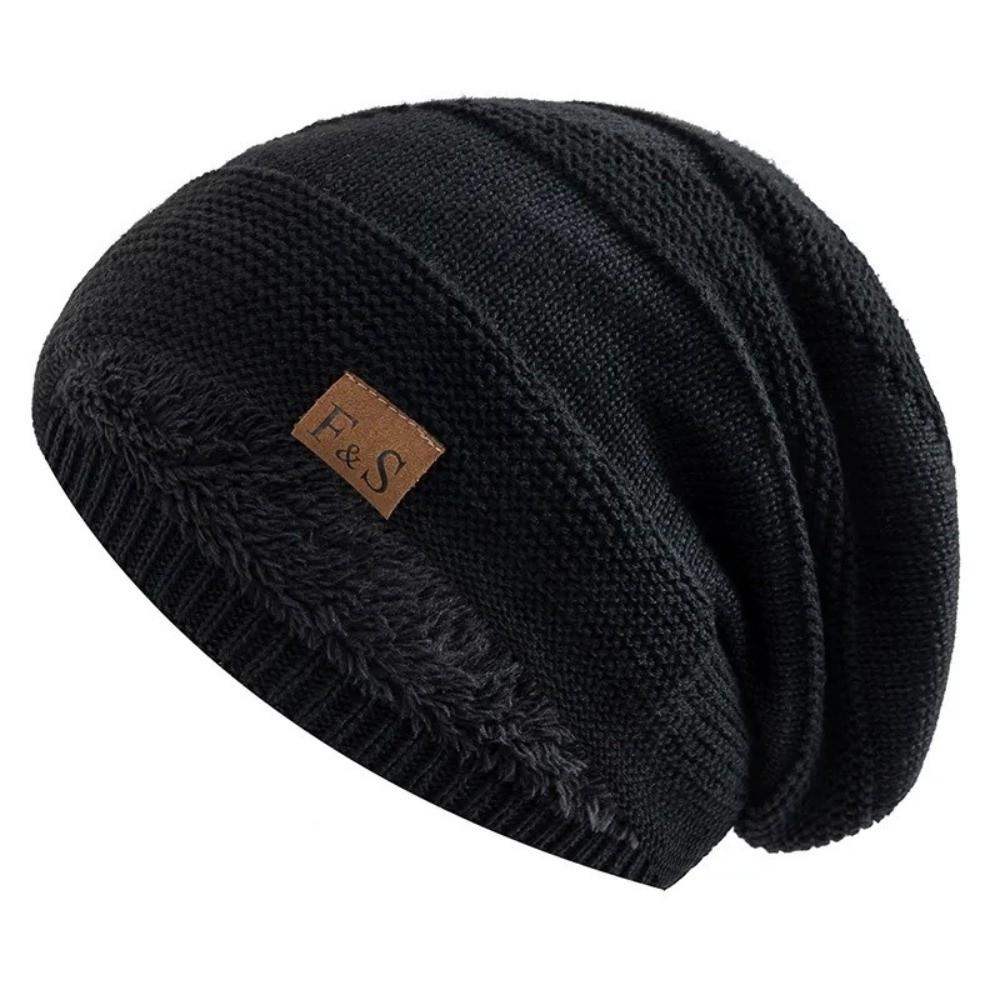 Thick Warm Winter Beanie Cap Soft Skull Cap Unisex Knitted Hats