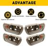 Door Handle Set For 2002-06 Toyota Camry Front Rear Inner Beige 6920533030E EXV