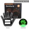 Car LED Multicolor Gesture Light: Seven-Color Glowing Palm Warning & Atmosphere Decoration