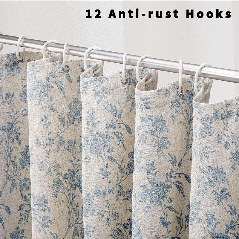 Handun Nordic Retro Waterproof Shower Curtain