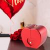 Eternal Flower Apples Christmas Gift Box Rose Flower Birthday Party Valentine's Day Gifts Forever Love Jewelry Box Holder