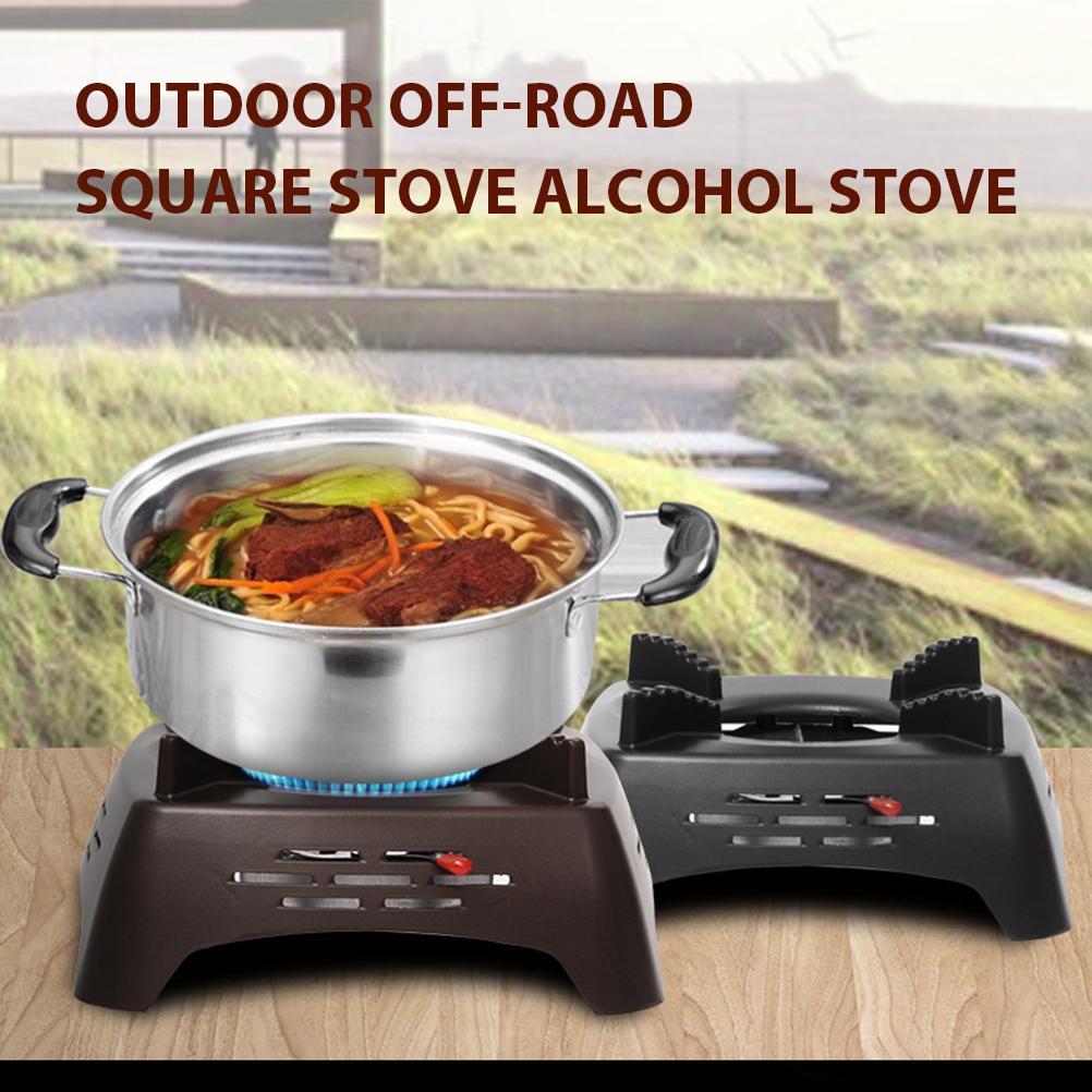 Przenośny piecyk alkoholowy na biwak, grill, piknik, bez zanieczyszczeń