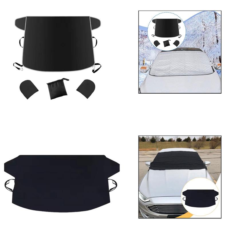 Generic Car Windshield Cover Windshield Protector Water Resistent Reble Four Seasons Practical Multipurpose Protection