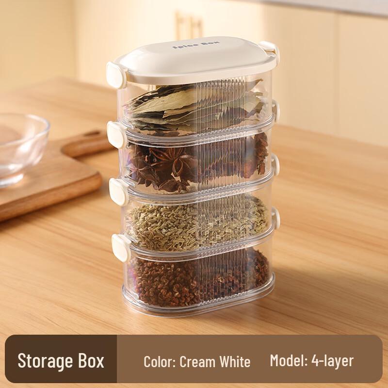 Four-Layer Spice Storage Box