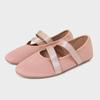 Fashion Pink Silk Flat Ballet Shoes Women Fashion Round Toe Shallow Design Brand Flat Sandals Comfort Elegant 42 Large Size Casual Shoes