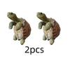 1/2Pcs Creative Simulation of Small Turtles Resin Crafts Gardening Balcony Flower Pot Decoration Home Fish Tank Small Ornaments