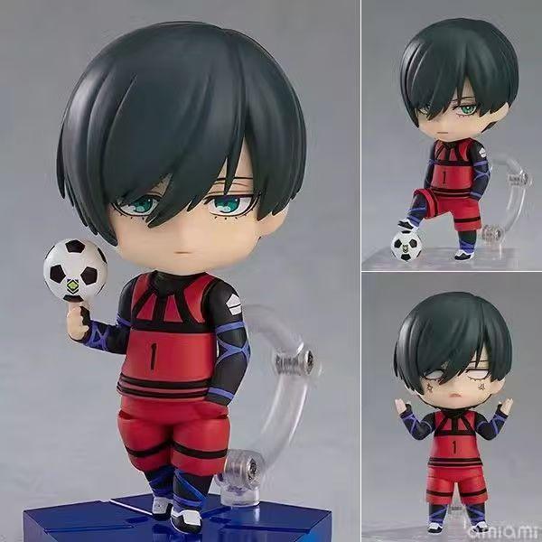 BLUE LOCK Anime Peripheral Tsugumi Seishiro Isagi Yoiichi Cute Action Figure Movable Doll Model Desktop Ornament Toys Gifts