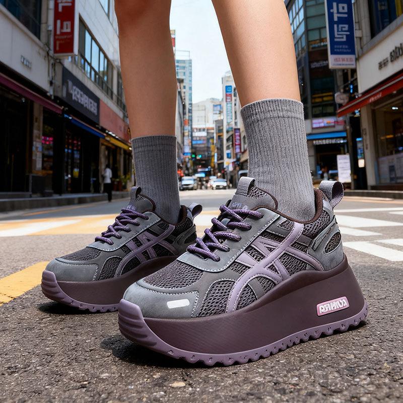 Spring and Summer Xiaoxiangfeng Square Head Shallow Mouth Single Shoes Women's French Medium Thick Heel One-word Buckle Thick Heel Mary Jane Shoes