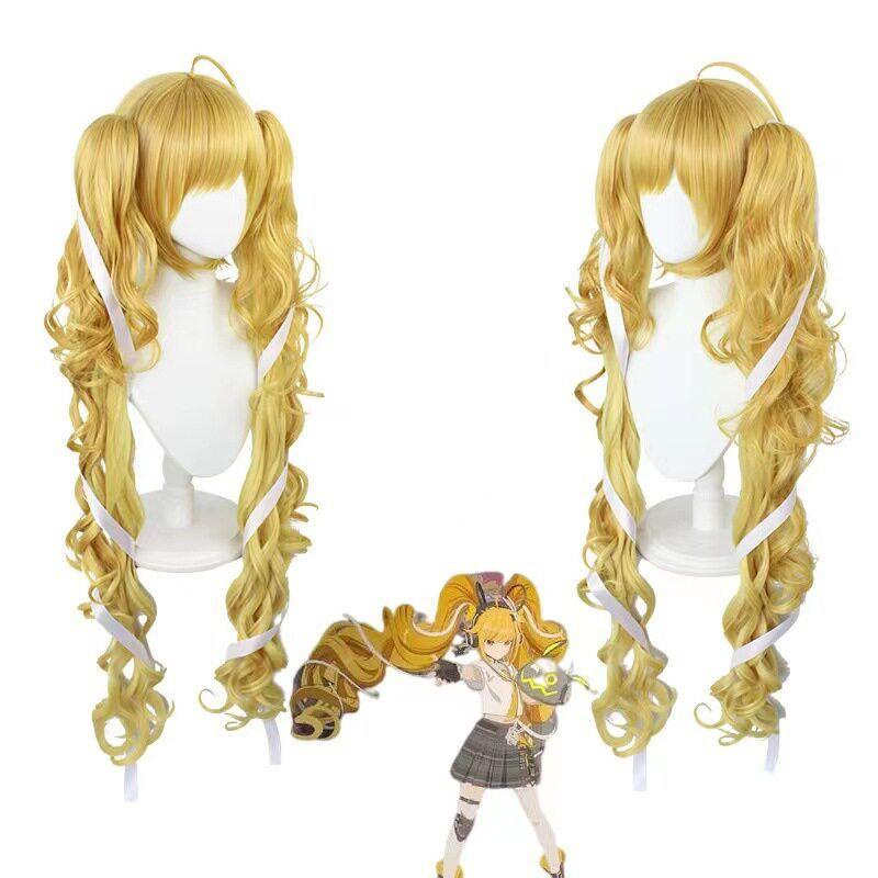 In-Stock Honor of Kings Angela Time Traveler Cosplay Costume Girl Skin Psycho Hacker Cos Angela Wig XL