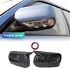 2PCS Glossy Black Car Side Rearview Mirror Cover Caps Shell For Subaru Impreza WRX STI 2004-2007