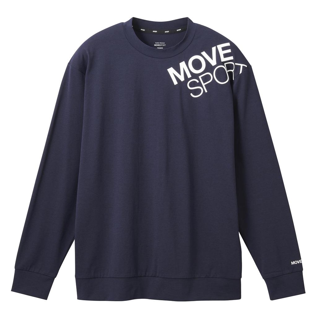 Long Sleeve Shirt Descente TOUGH Long Sleeve Shirt Stretch UV Protection Training Running NV00 M [Move Sports] (UPF50+) (ST4FLT03M)