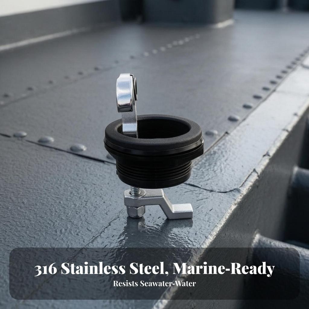 Floor Lock Buckle Easy to Operate Hardware Long-Lasting for Yachts