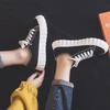 Flat Canvas Shoes for Women Lace Up Whit Summer Woman Footwear Deals Original High Quality Korean on Sale Aesthetic New in Cheap