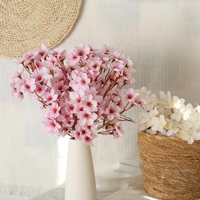 6 Adet Yapay Şeftali Çiçeği Dalı Saplı Gerçekçi Yeniden Kullanılabilir Ev Düğün Partisi Sahte Çiçek Çiçekli Bahar Dekorasyonu Fotoğraf Aksesuarları