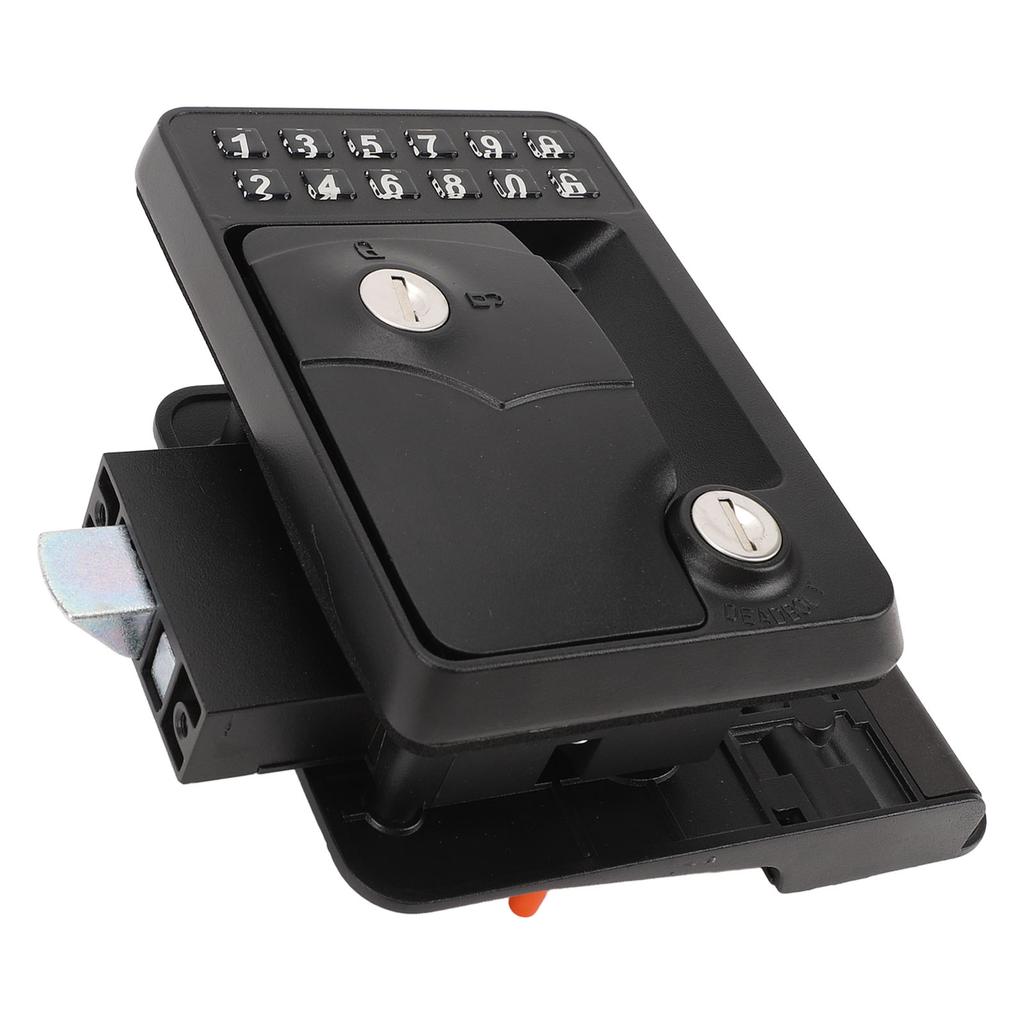 Zamek do drzwi kampera Bezkluczykowy z klawiaturą i 2 pilotami Otwieranie hasłem Stop cynku do kampera, jachtu, przyczepy, kampera