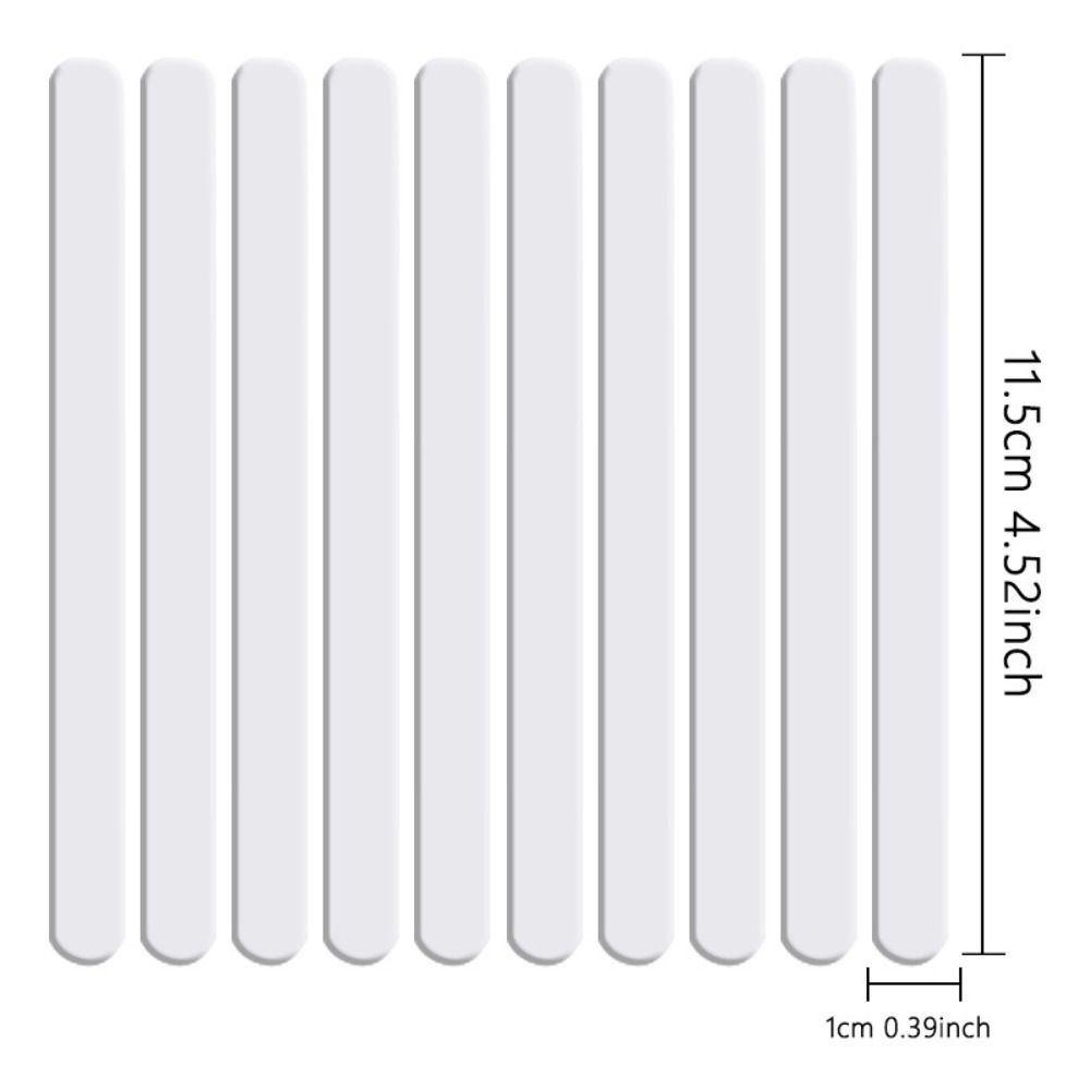 20Pcs DIY Crafts Reusable Ice Cream Sticks Clear Ice Cream Bars Rose Gold Acrylic Popsicle Sticks